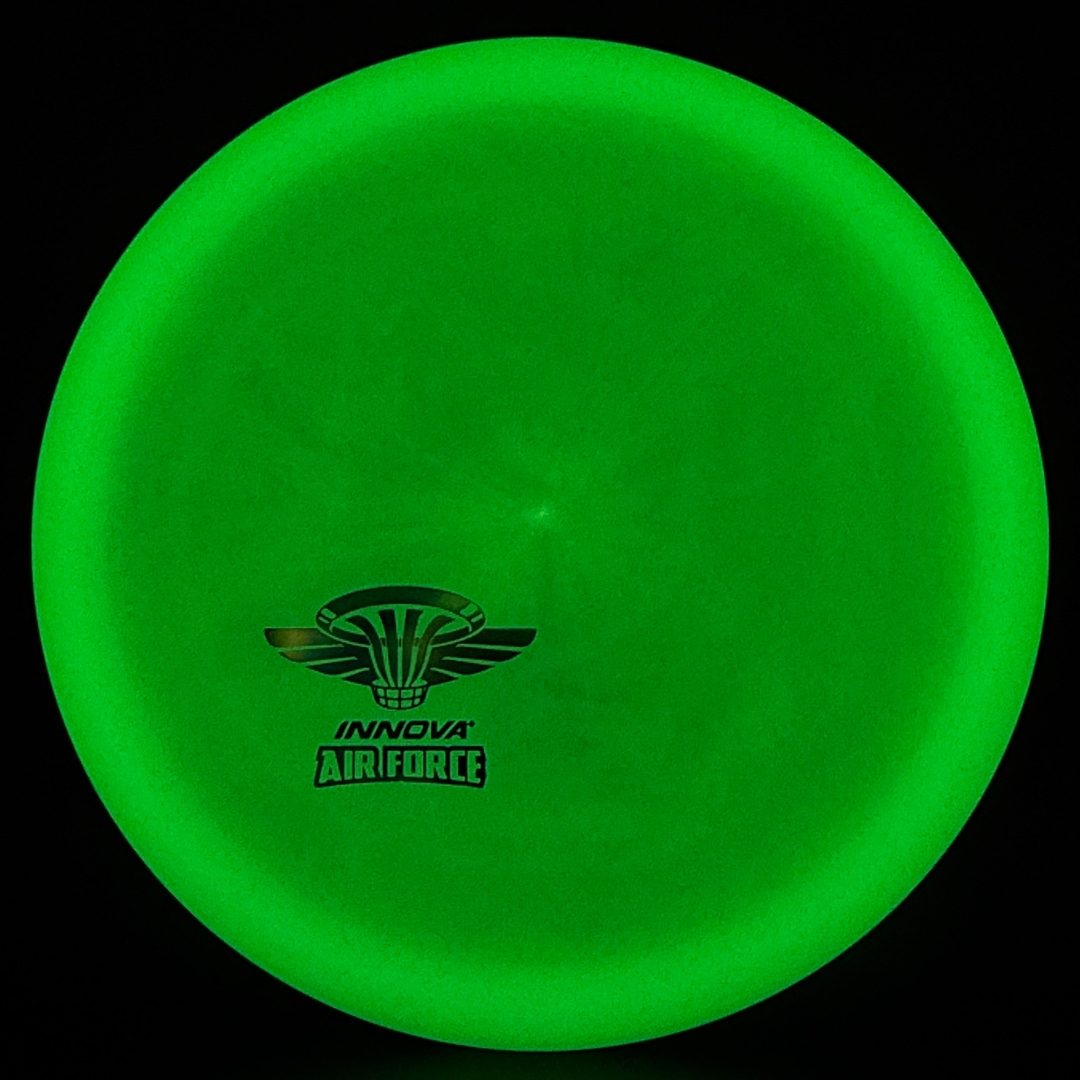 Color Glow Champion Eagle - Disco de Golf Driver con Sello de la Fuerza Aérea