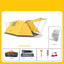 Premium Four-Person Outdoor Tunnel Tent for Camping