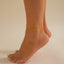 Elegant Thin Chain Metal Beach Anklet Set