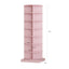 new 360 pink rotating shoe cabinet with 7 layers can accommodate up to 28 Paris shoes - Korvel