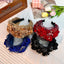 Fabric Flower Heavy Industry Wide Edge Crystal Super Immortal Women's Headband - Korvel