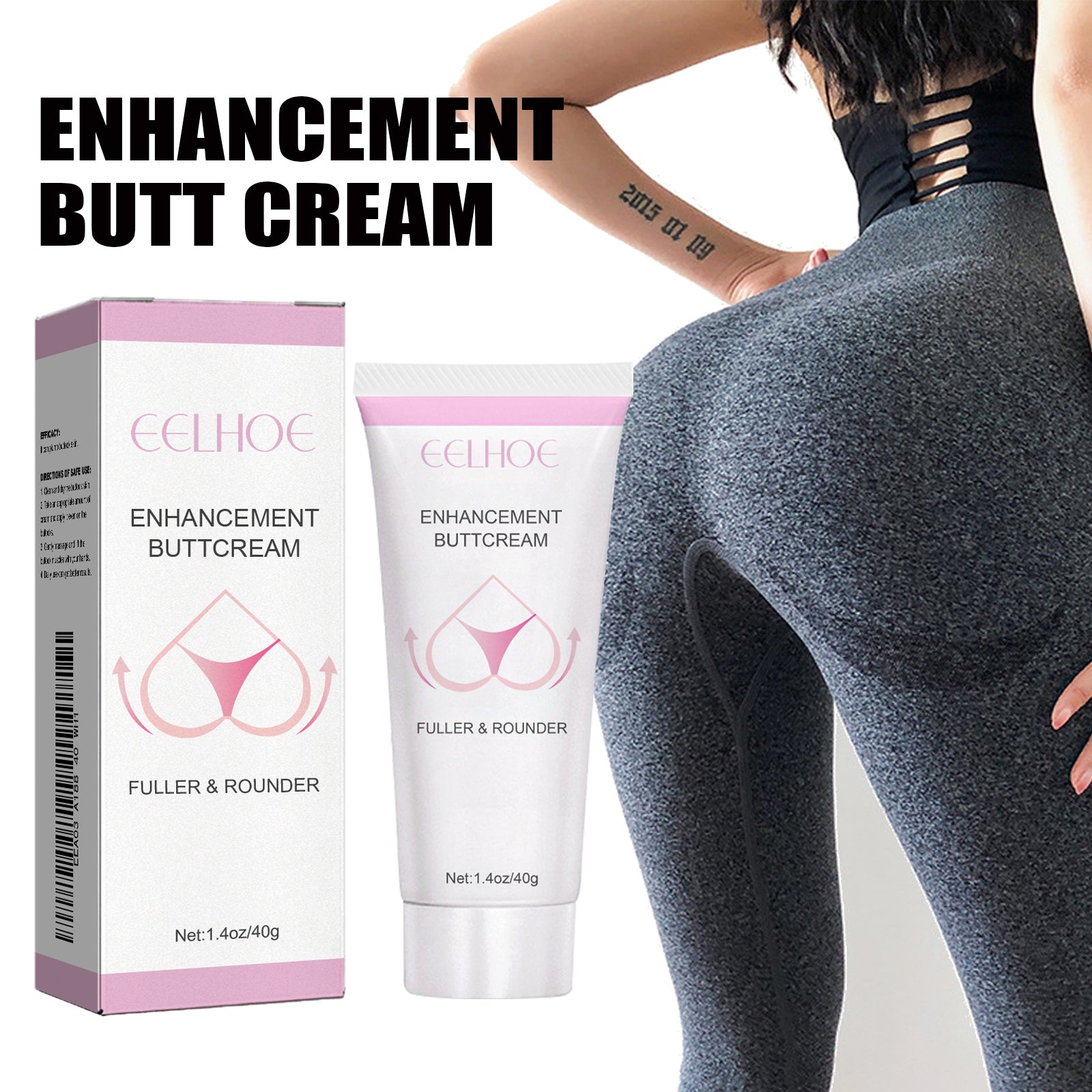 Backside Volumizing Cream, Backside Massage Firming And Firming Skin With Peach Backside Volumizing Cream - Korvel