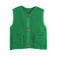 Versatile Crochet Hollow Vest in Solid Colors
