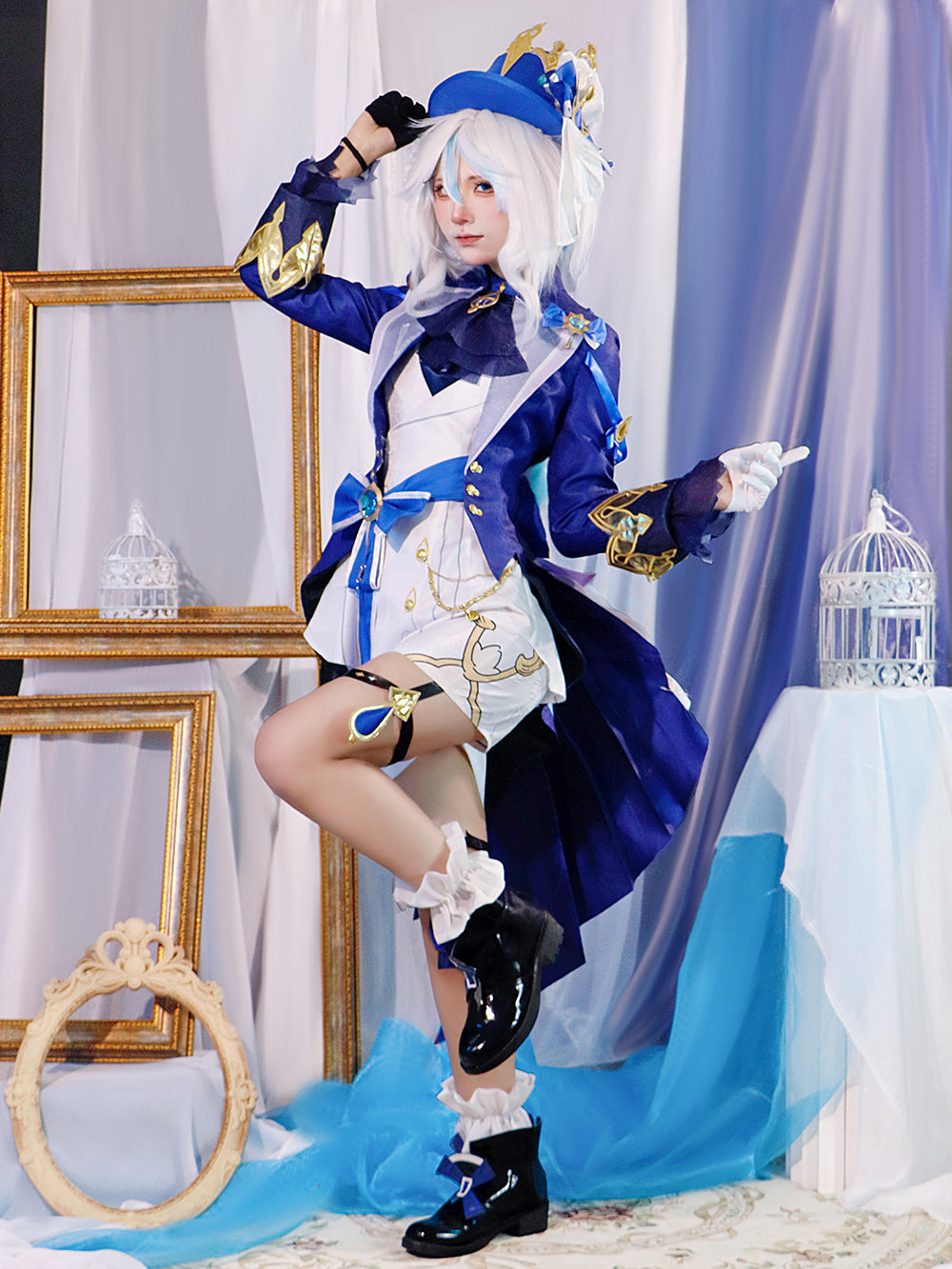 Original Divine Water Talisman Nina Cost Feng Danxin Role Playing Anime Costume Women's Shoes - Korvel
