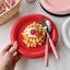 Ins - style Round Ceramic Food Plates. Thick - edged, creative Nordic tableware. Ideal for dessert, steak, pasta. - Korvel