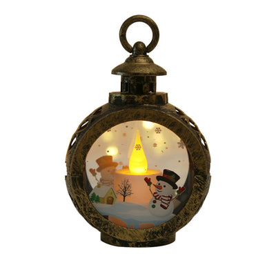 Christmas decorations, luminous night lights, pendant decorations, props, desktop candles, table lamps, and window displays - Korvel