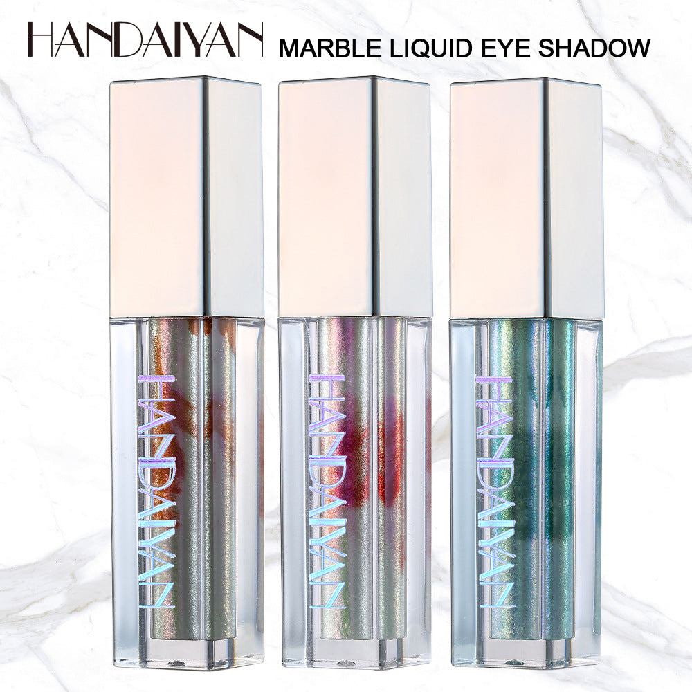 HANDAIYAN Eye Shadow Marble Liquid Eye Shadow Color Shine Diamond Chameleon Pearl Liquid Eye Shadow - Korvel