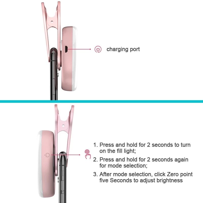 Mobile Phone Lens 15x Macro Lens Beauty Shooting Eyelashes Nails Make-Up Makeup Photo Fill Light LQ190 - Korvel