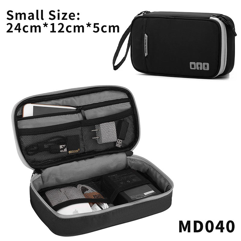 Travel - essential Cable Organizer Bag: A Compact Storage Solution for Charging Cords, Chargers, and Accessories. - Korvel