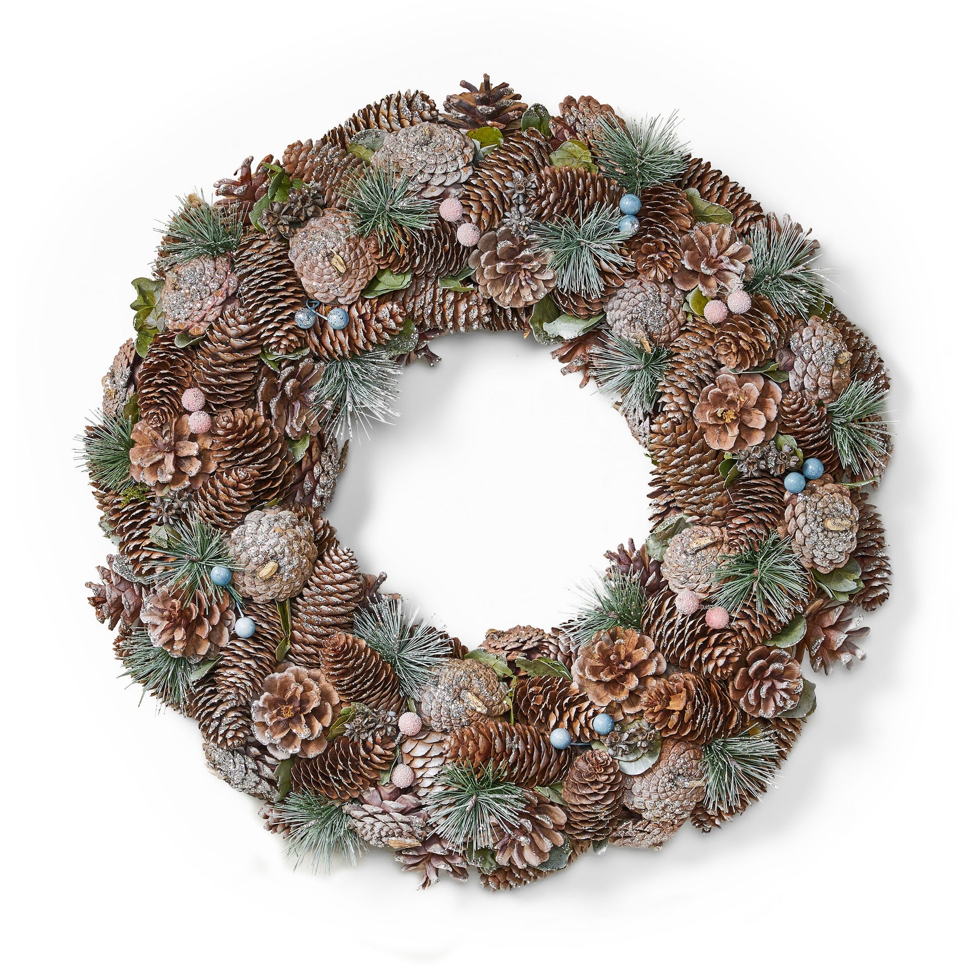 18.5'' PINE CONE WREATH - Korvel