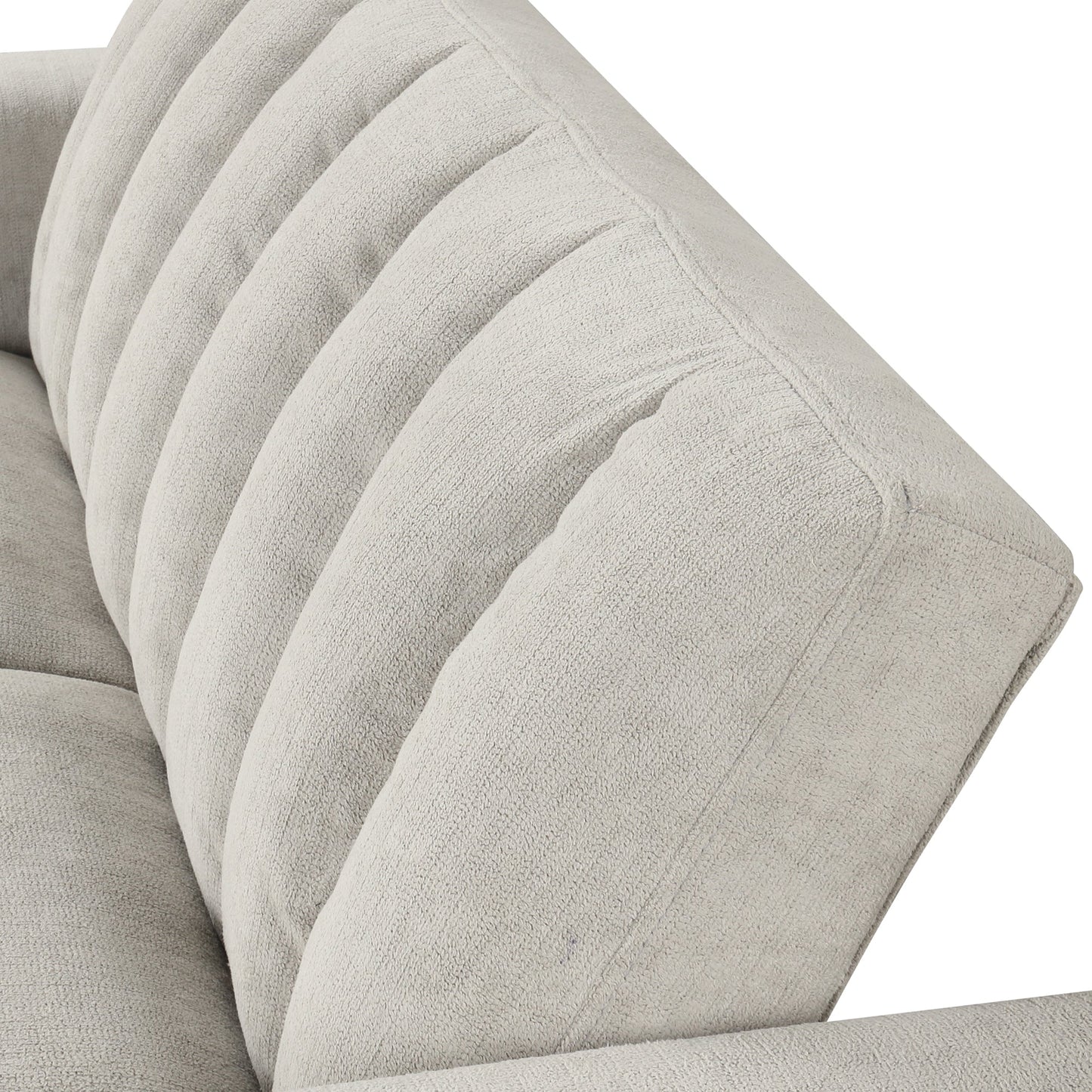 U_STYLE Convertible Soft Cushion Sofa Pull Bed ,for Two People to Sit On - Korvel