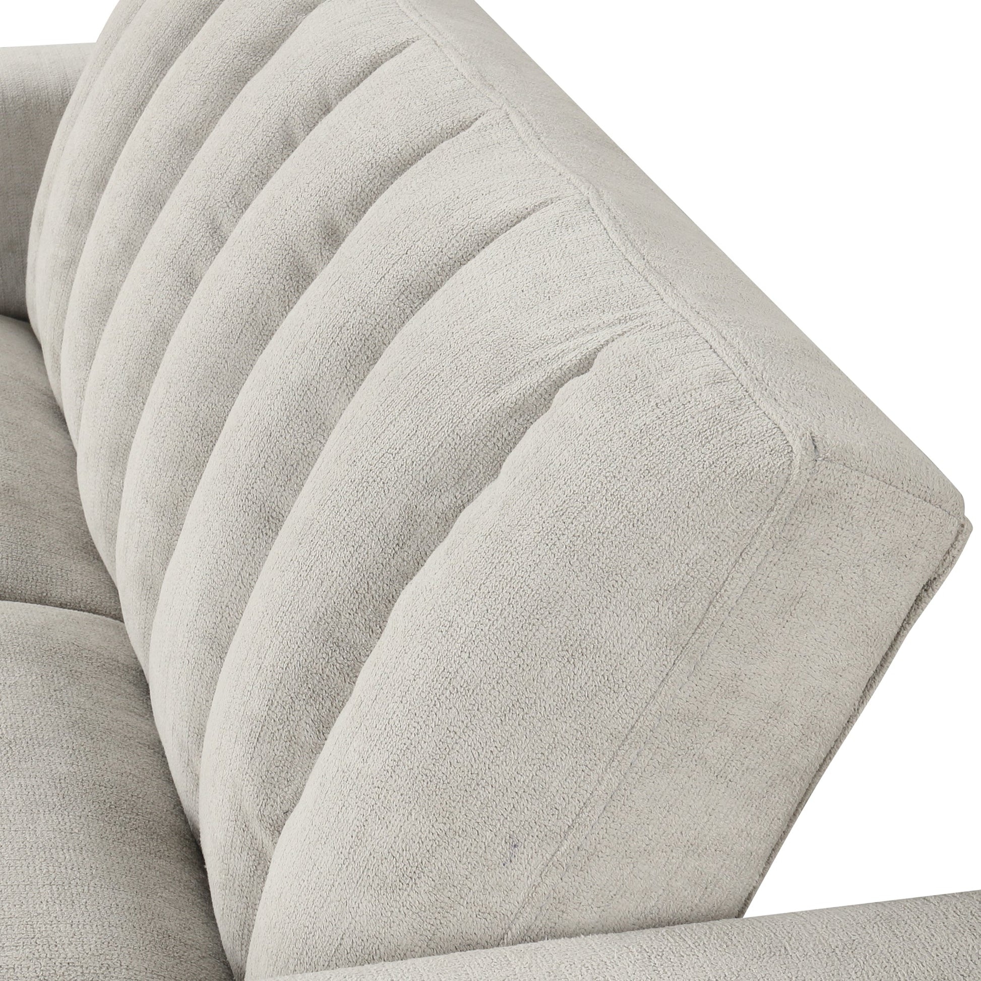 U_STYLE Convertible Soft Cushion Sofa Pull Bed ,for Two People to Sit On - Korvel