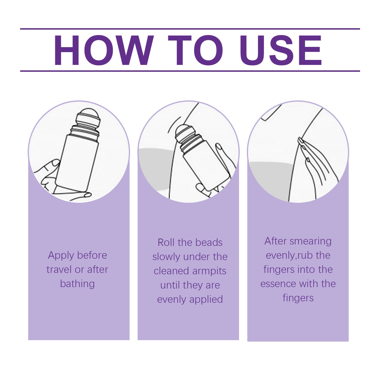 Lavender Deodorant For Summer Armpit Workouts, Sweat Odors Cleaning And Staying Portable Deodorant - Korvel
