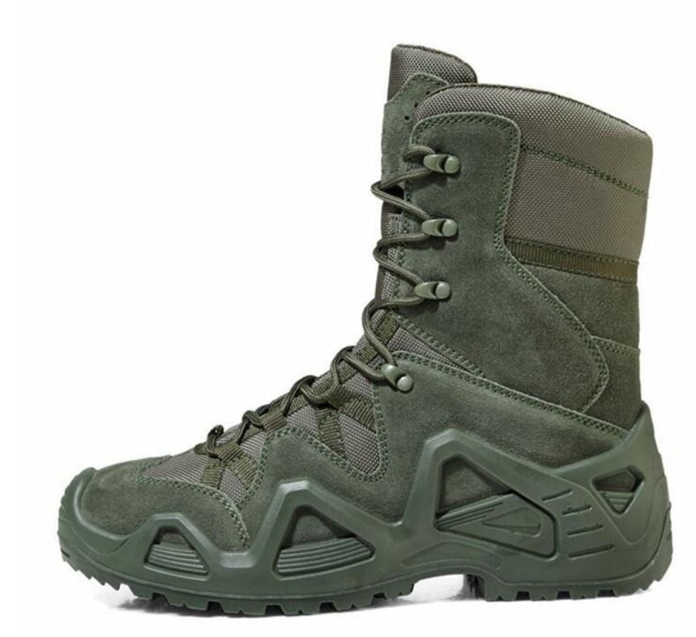 Bottes d'entraînement militaires style mi-haut pour activités de plein air