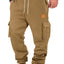 Pantalons de jogging cargo à cordon pour hommes grandes tailles
