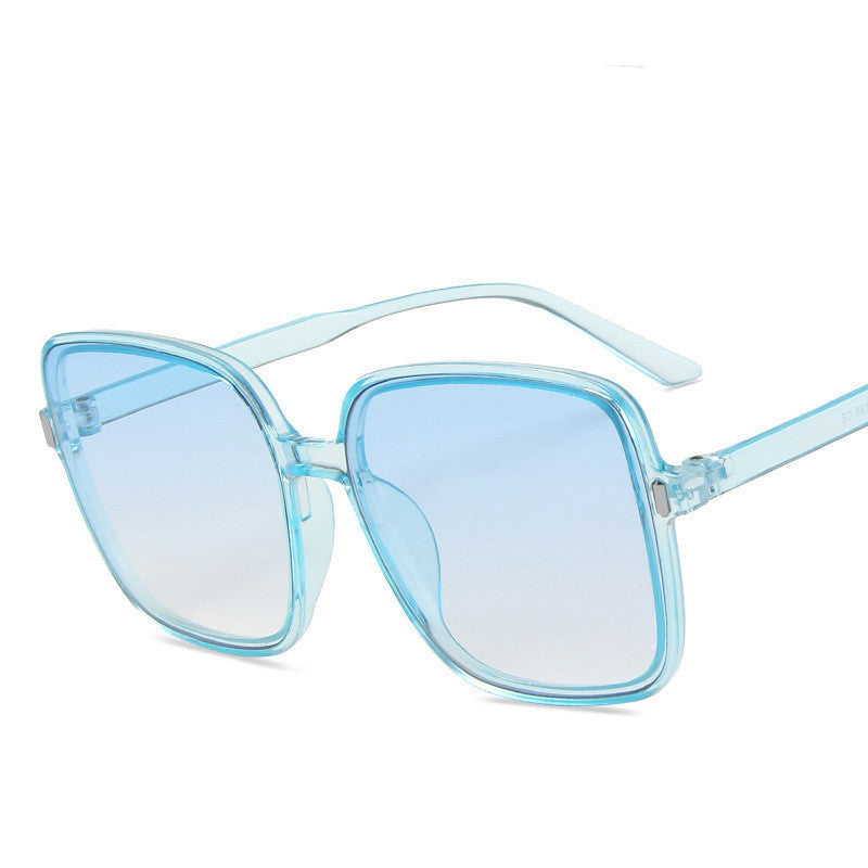 Big Square Sunglasses with Stylish Rice Nail Design