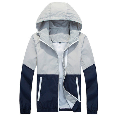 Men's Thin Hooded Jacket for Spring and Autumn
