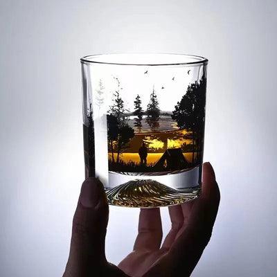 Iceberg Creative Silhouette Wine Glass - Premium Drinkware