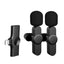 Wireless Lavalier Microphone Lapel Mic Mini For iPhone Android Cell Mobile Phone PC Tiny Micro Tie Mikrofon Mike Dual Bluetooth - Korvel