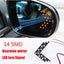 2pcs Arrow Panel 14 SMD LED Car Side Mirror Indicator Lights