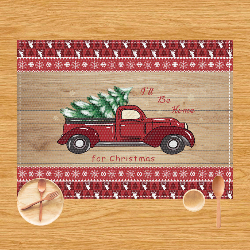 Premium Christmas Dining Mat - Heat-Insulating Table Decoration
