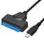Câble de convertisseur portable Type-C vers SATA