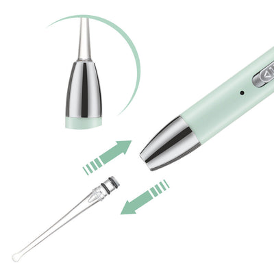 Illuminated Ear Scoop Ear Cleaner Pick Earmuff Ear Pick Visual Ear Scoop Children's Luminous Earwax Tweezers Set - Korvel