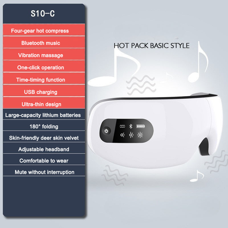 Premium Electric Eye Massager with Steam and Hot Compress