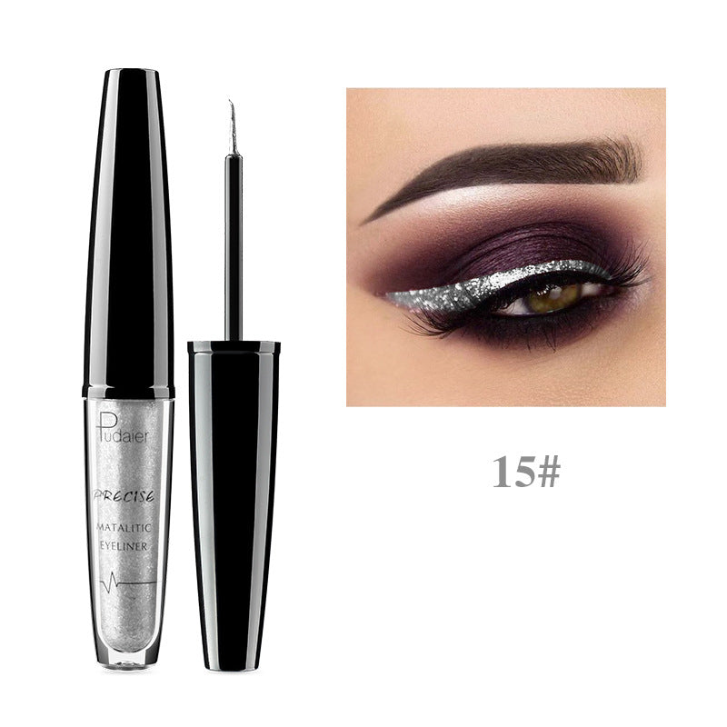 Collection d'eyeliner liquide perlé Pudaier Heavy Metal