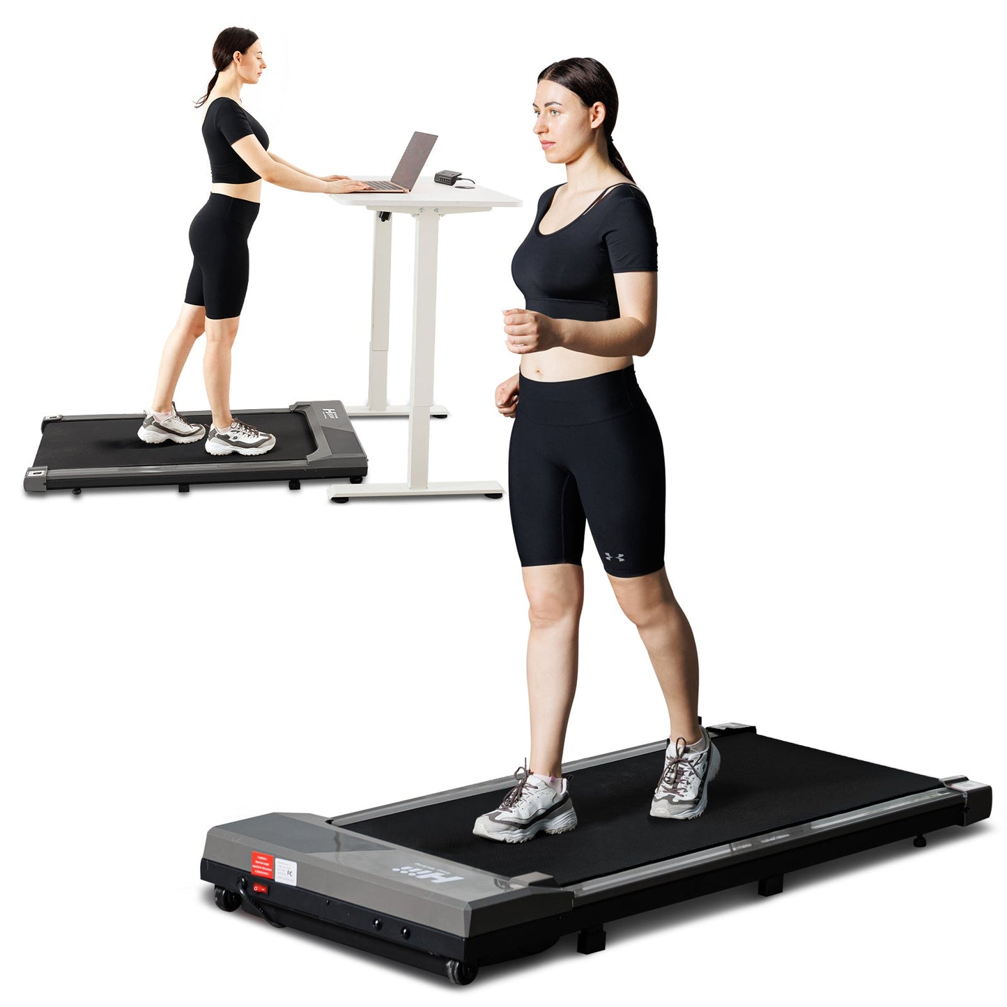Flat Walker Gray Treadmill