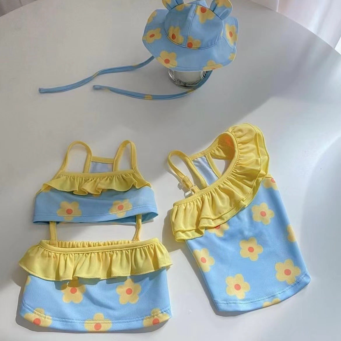 Pet swimsuit jumpsuit with bikini dog breathable vest swimsuit teddy bear - Korvel