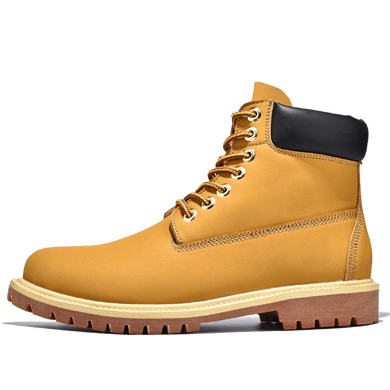 Women's High Top Work Boots for Autumn and Winter