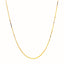 Chaîne en boîte ajustable en or jaune 14 carats - 0,7 mm