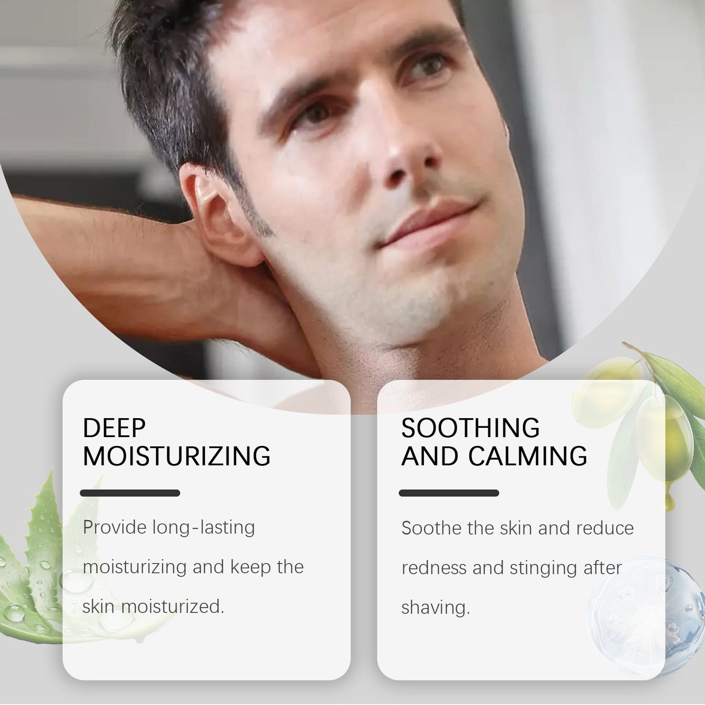 After Shave Spray Men's Beard Care Soothing Moisturizing Cool Skin Care Spray - Korvel