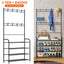 Entryway Coat and Shoe Rack - 4 Tier Freestanding Organizer