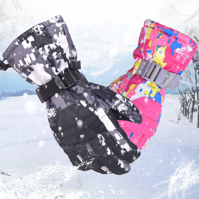 Gants de ski premium coupe-vent pour temps froid