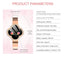 Pulsera de Fitness Inteligente S6 para Mujeres - Rastreador de Actividad Impermeable