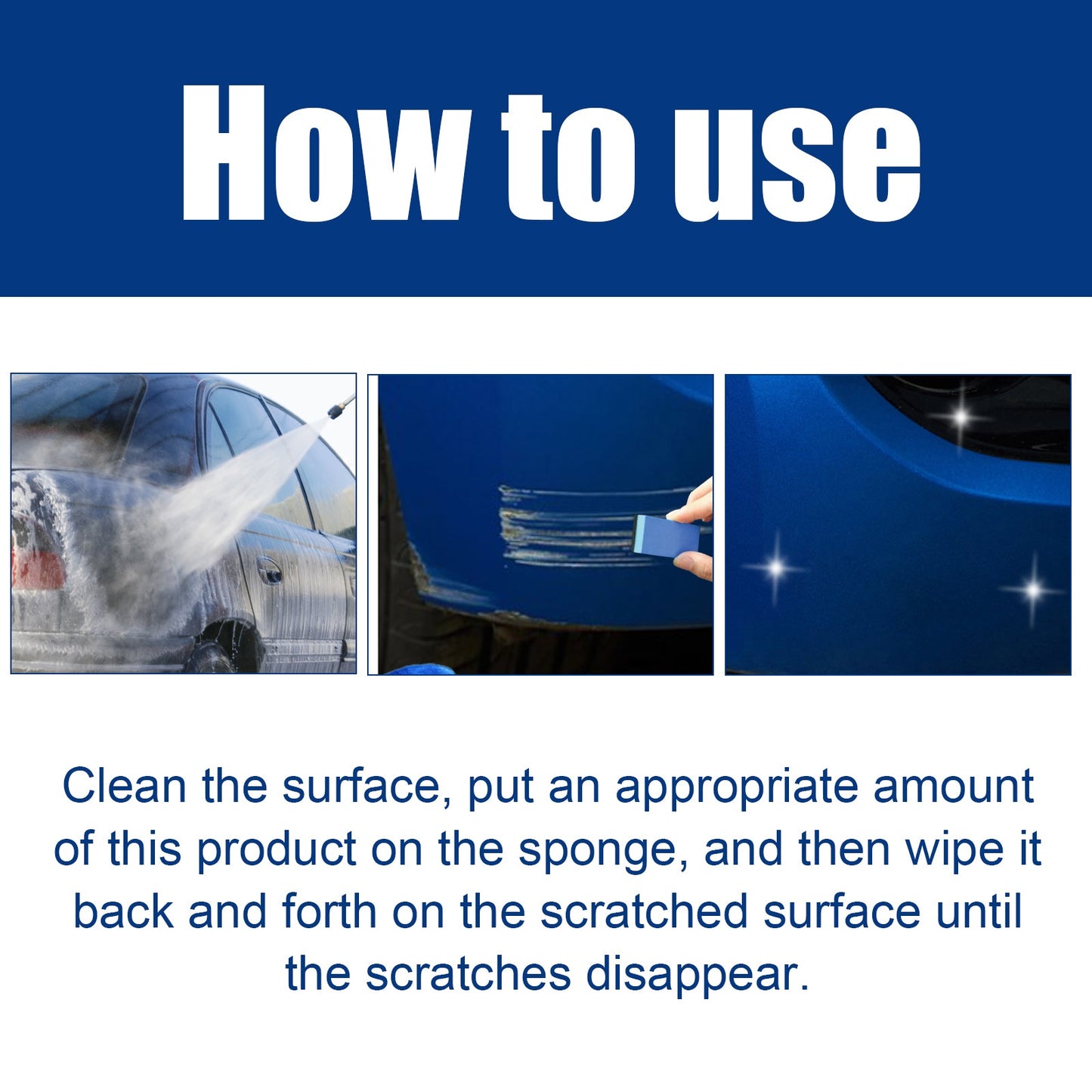 Car Scratch Repair Cream, Paint Scratch Scratch Repair Paint Refinish Polishing Maintenance Coating Paste - Korvel