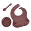 Premium Silicone Baby Feeding Set - 3-Piece Tableware