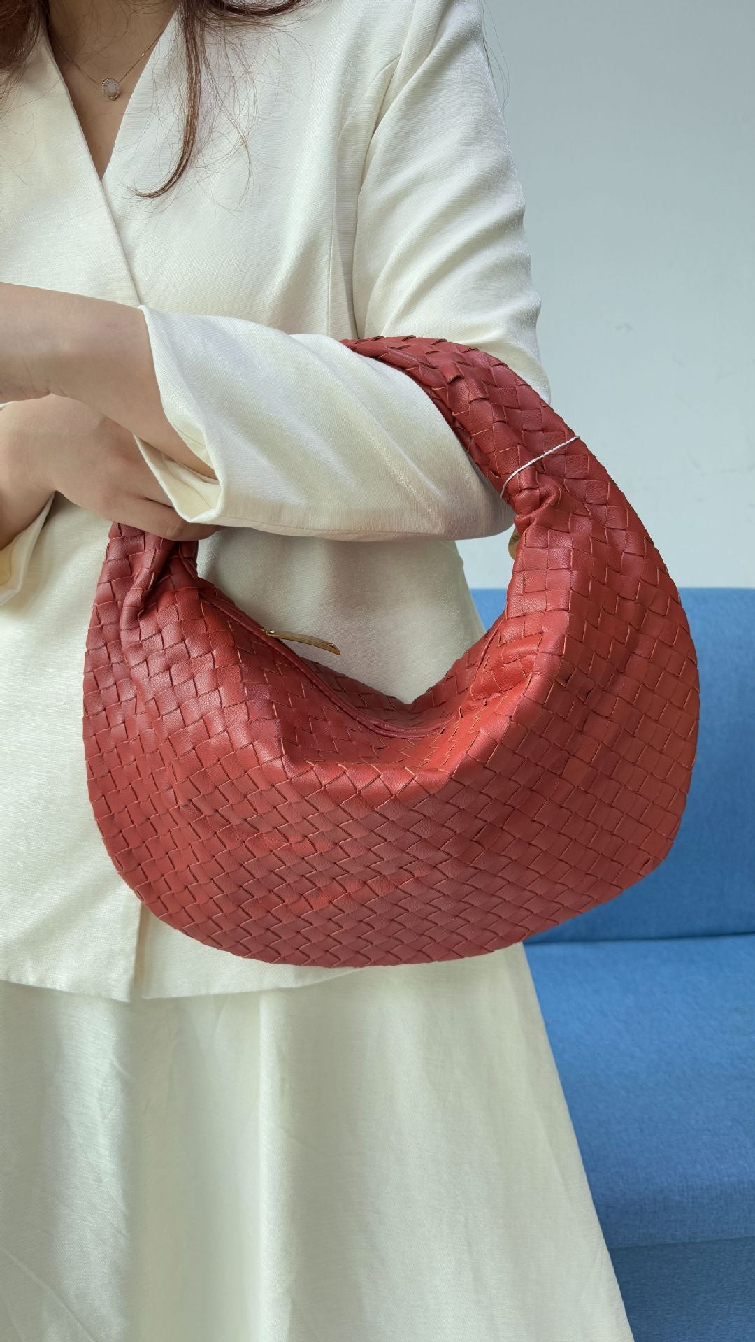 Premium Large Women's Woven Shopper Bag