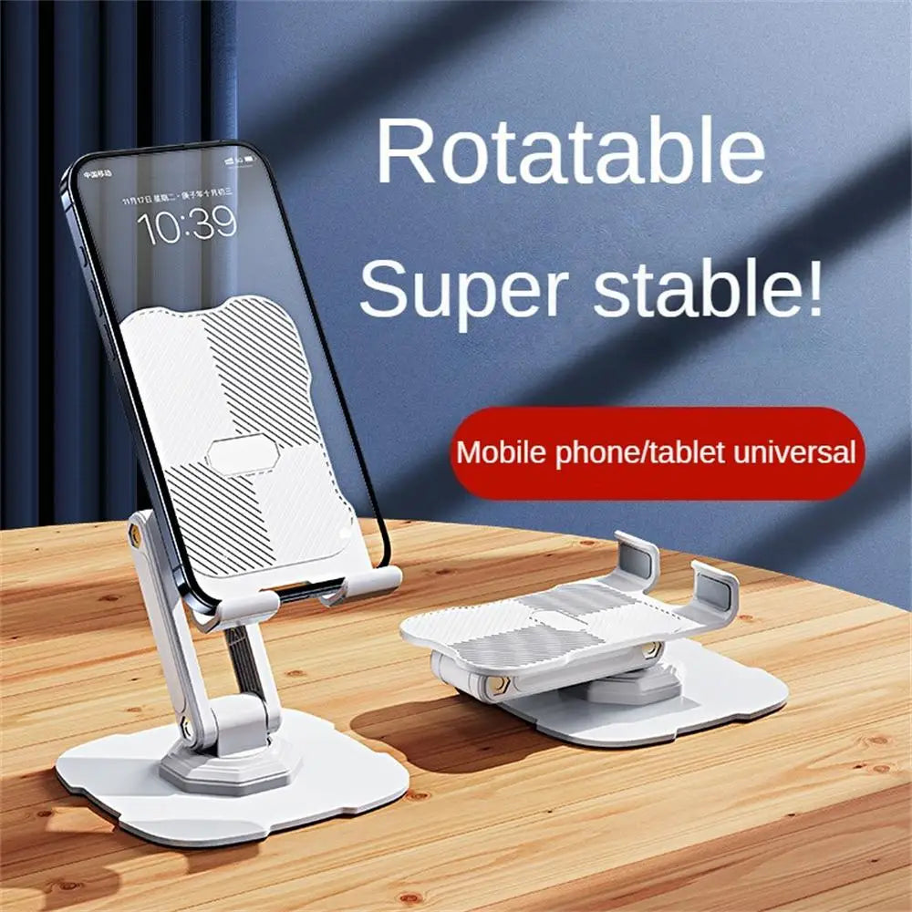 Rotatable Foldable Mobile Desktop Stand for Tablets & Phones