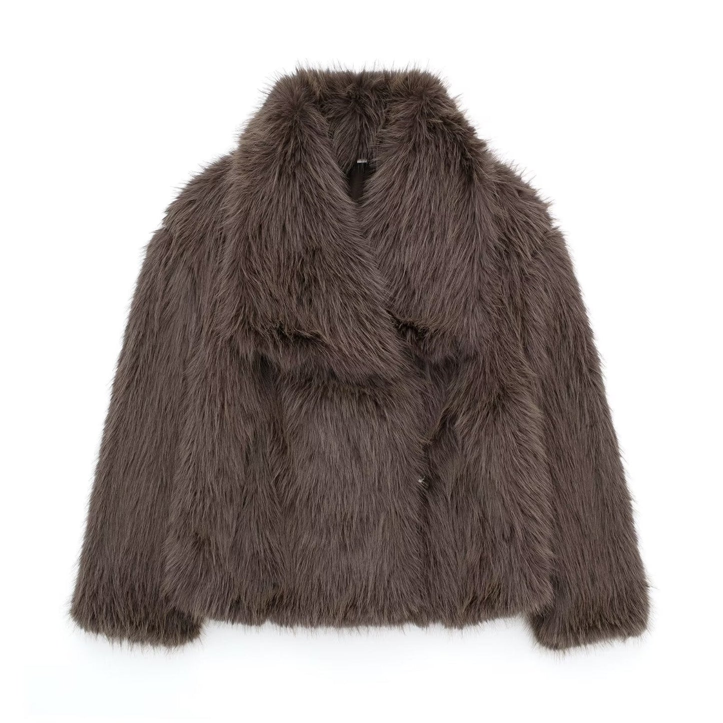 Winter Plush Coat - Stylish Warm Thicken Fluffy Jacket