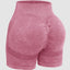 Shorts Actifs Taille Haute Lavés