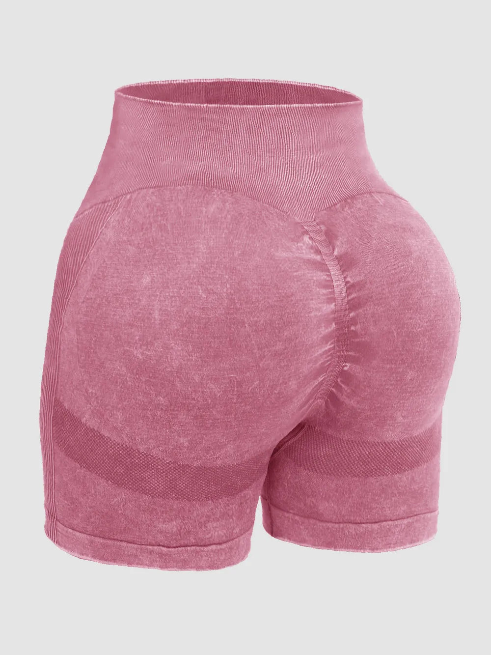 Shorts Actifs Taille Haute Lavés