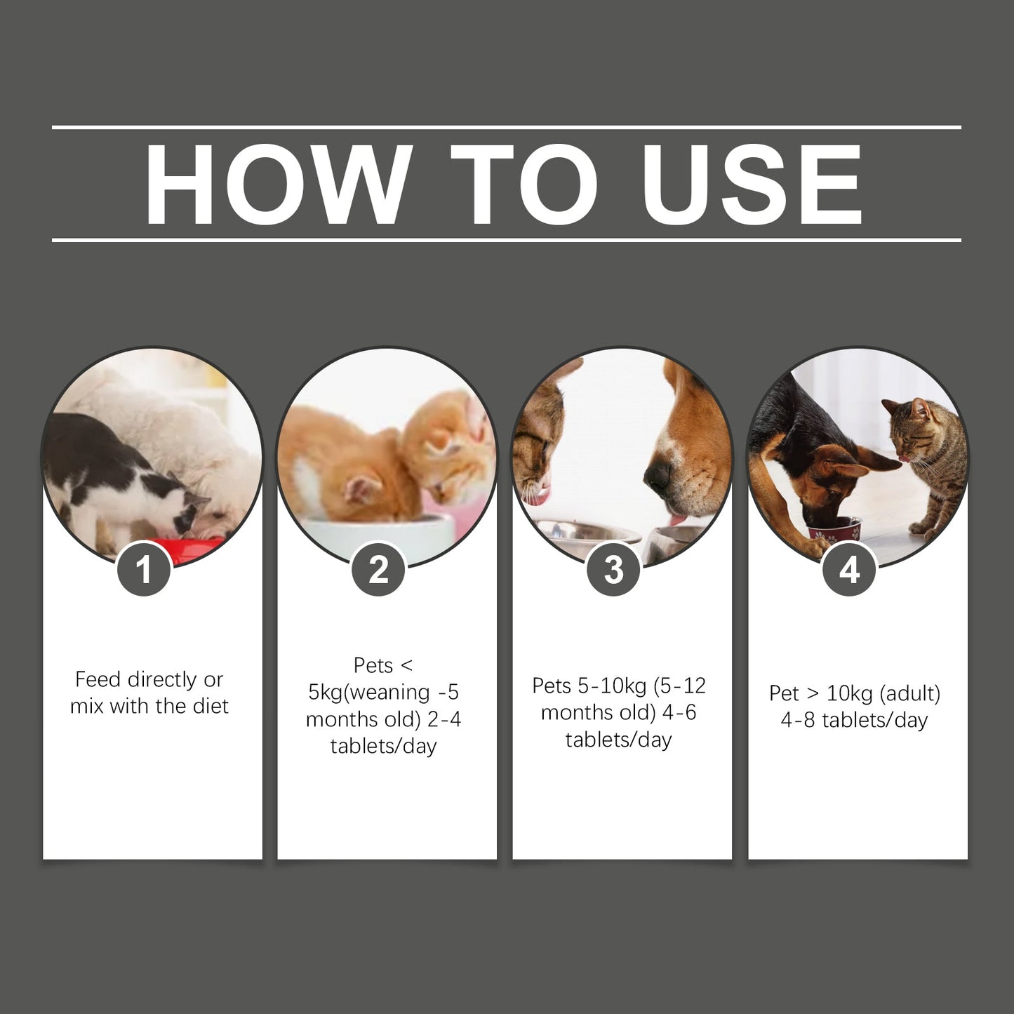 Cats And Dogs General Compound Probiotic Tablets, Pets Absorb Nutrition Supplement Tablets Dog And Cat Nutrition - Korvel