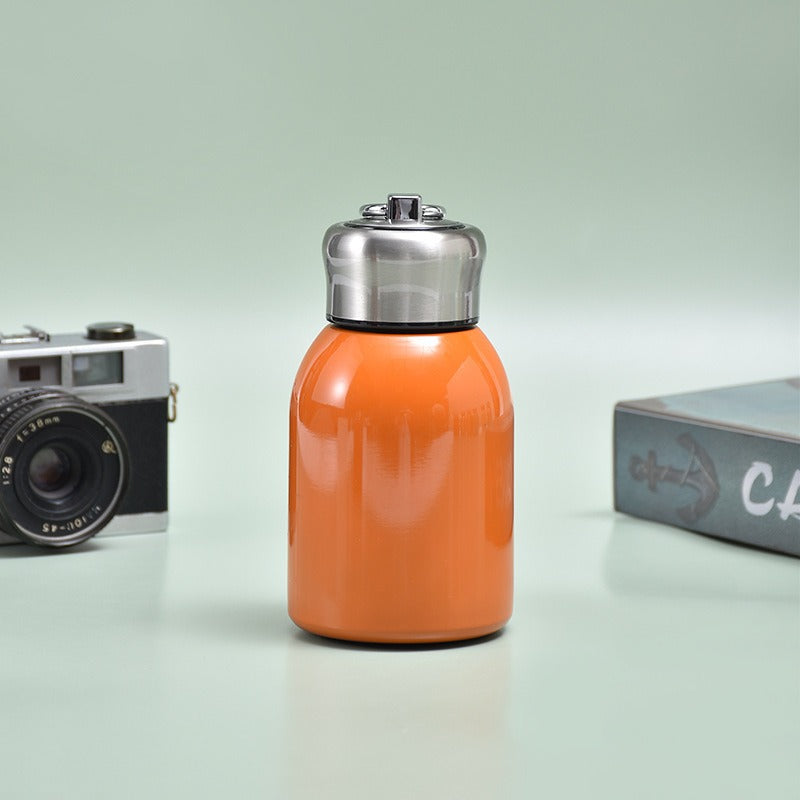 Mini 304 stainless steel chubby thermos cup double layer vacuum portable portable pocket cup gift cup - Korvel