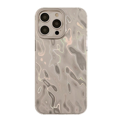 Coque Premium en Motif Argenté pour iPhone 15 Pro