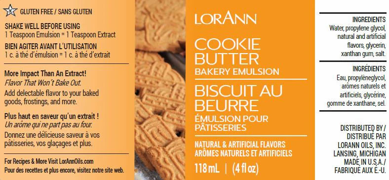 Émulsion de Pâte à Cookies LorAnn Oils, 4 fl. oz
