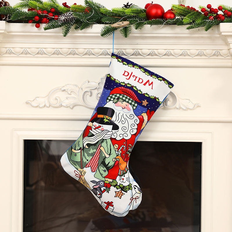 Christmas decorations, Christmas socks, pendants, gift bags, candy bags, holiday decorations, and dressing supplies - Korvel