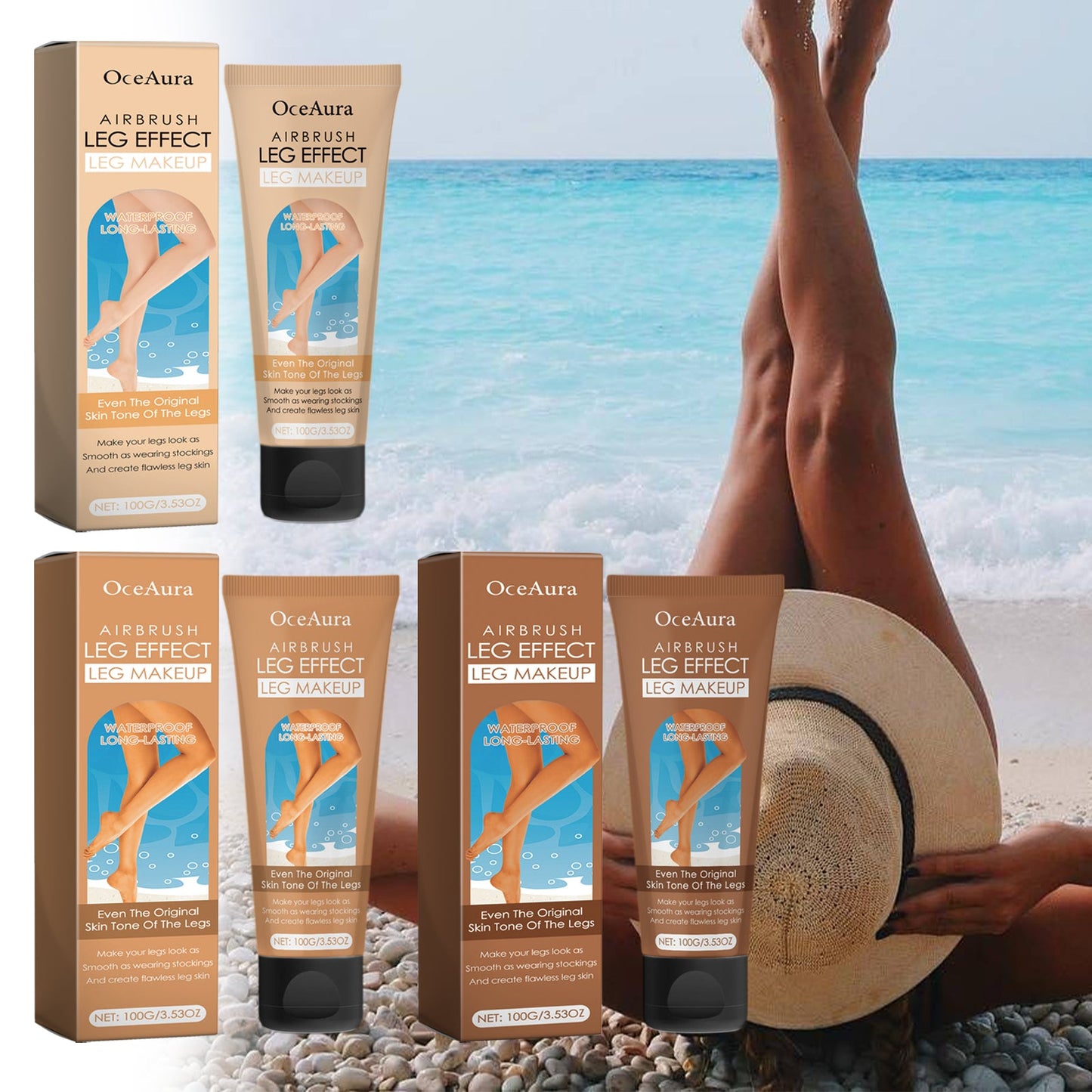 Leg Black Cream - Outdoor Tanning Moisturizing Cream
